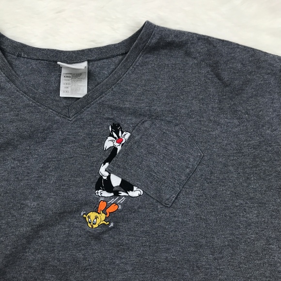 Warner Bros. Other - Warner Bros Looney Tunes Tweety Sylvester Tee XXL